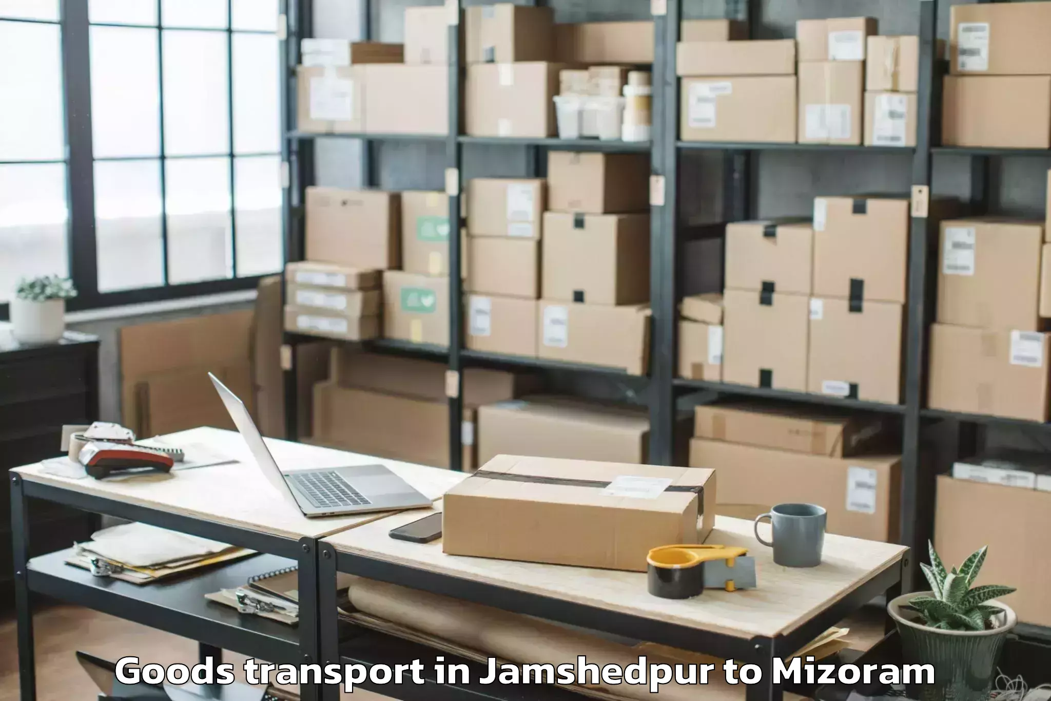 Hassle-Free Jamshedpur to Lawngtlai Goods Transport